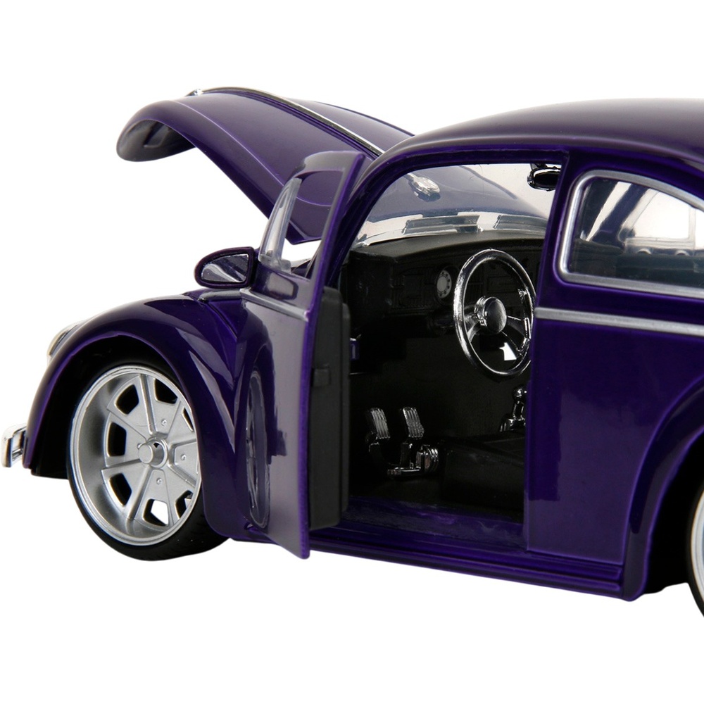 Машинка JADA Volkswagen Beetle с фигуркой Венздей (253255076) Масштаб 1:24