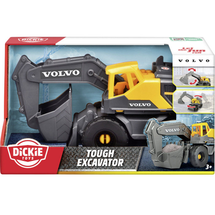 Машинка DICKIE TOYS Спецтехніка Екскаватор Volvo 26 см (3724011) Вік від 3 років