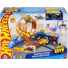 Автотрек HOT WHEELS City Суперполіцейський відділок (JBM71)