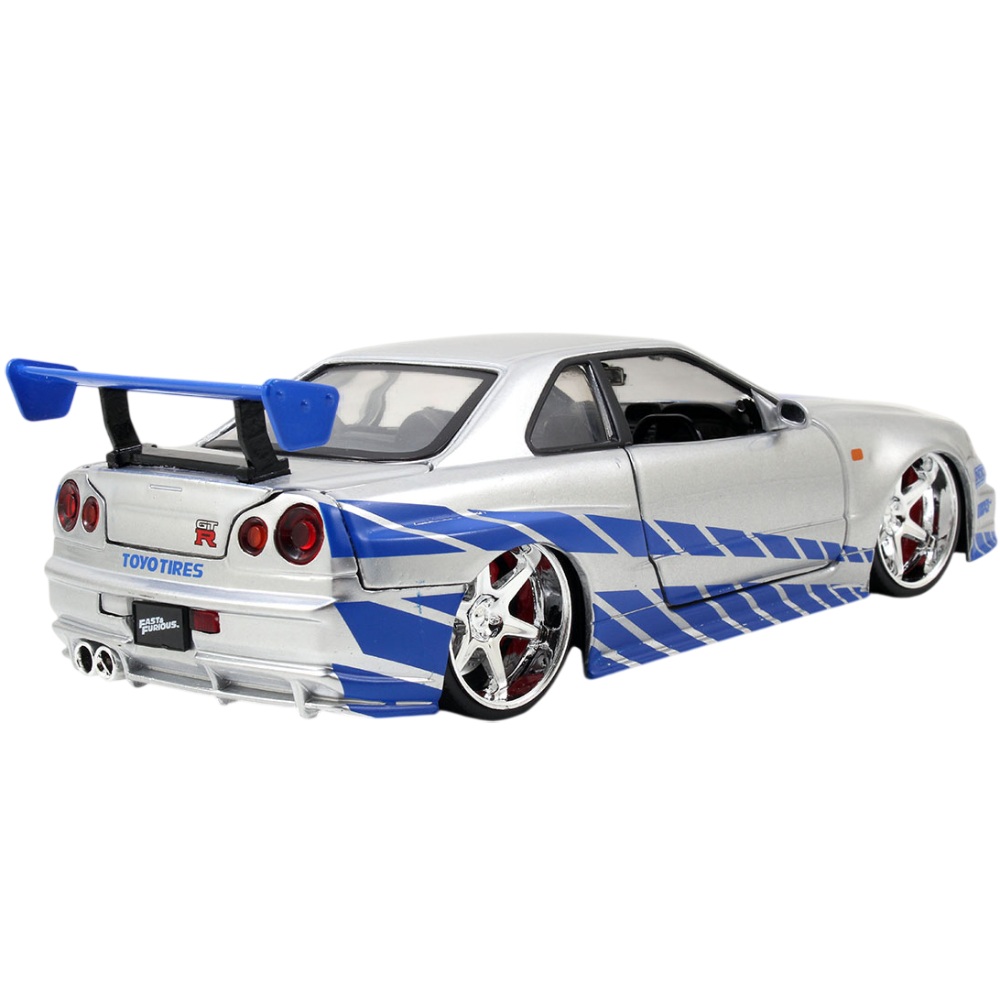 Автомодель JADA Форсаж Ніссан Скайлайн GT-R 2002 (9397158314R00) Масштаб 1:24