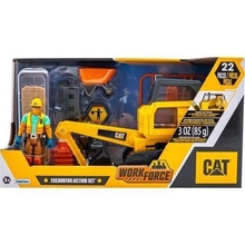 Игровой набор FUNRISE Строительная площадка Экскаватор с фигуркой и аксессуарами (83456)