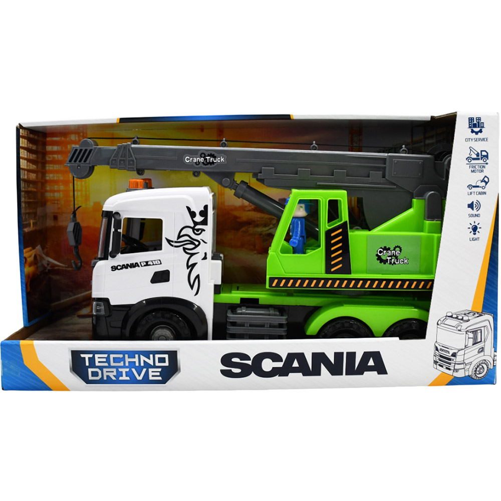 Машинка TECHNODRIVE Mid Truck Автокран Scania (3006KS)