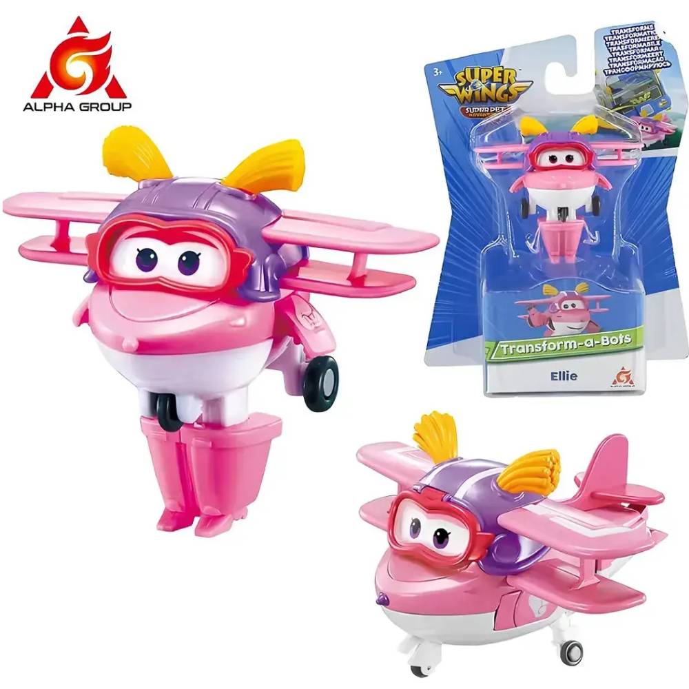 Трансформер SUPER WINGS Transform-a-Bots Ellie 5см (EU770038) Вид игрушечной машины трансформер