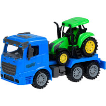 Тягач с трактором SAME TOY Синий (98-613Ut-2)