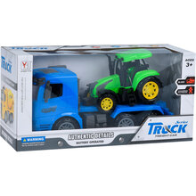 Тягач с трактором SAME TOY Синий (98-613Ut-2)