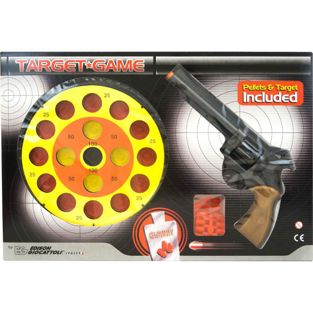 

Пистолет EDISON GIOCATTOLI Target Game 485/22 (ED-0485220), Target Game 28см 485/22 (ED-0485220)