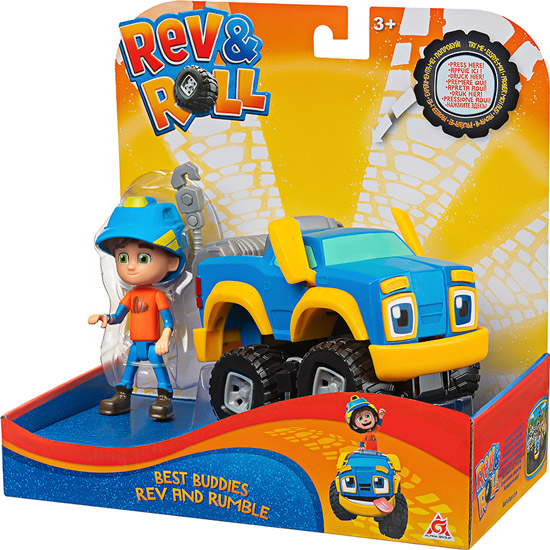 Игровой набор REV&ROLL Best Buddies Rev & Rumble (EU881710) Материал резина