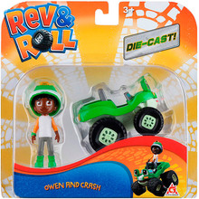 Ігровий набір REV&ROLL Die Cast Owen & Crash (EU881041)