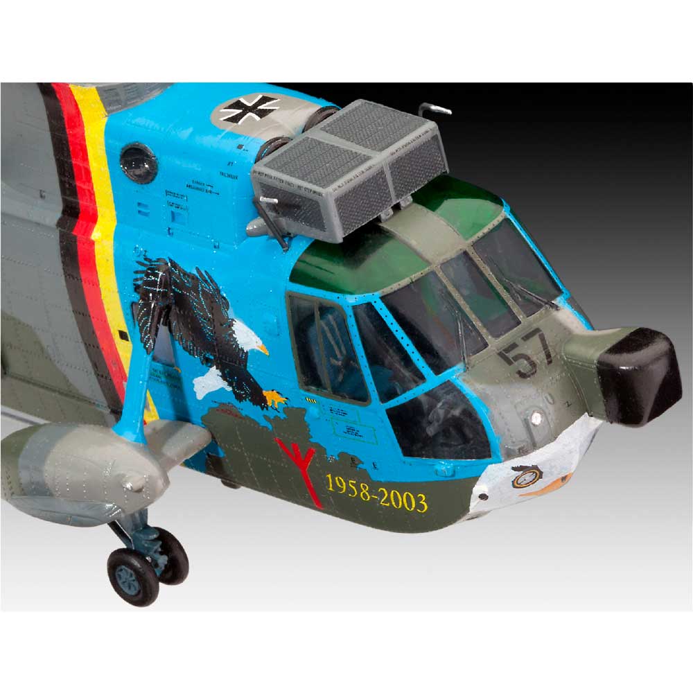 Збірна модель REVELL катер "Arkona" і вертоліт Sea King mk 41. рівень 4 1:72 (RVL-05683) Розміри 328 x 208