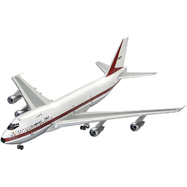 

Сборная модель Revell Самолет Боинг-747-100 50 лет масштаб 1:144 (RVL-05686), Літак Боїнг-747-100 50 років рівень 4 1:144