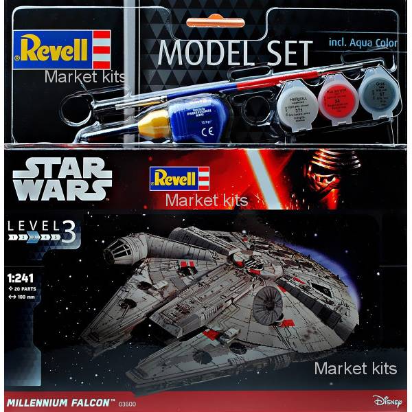 

Сборная модель REVELL Millennium Falcon 1:241 (RVL-63600), набір Космічний корабель Тисячолітній Сокіл 1:241