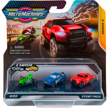 Набір машинок MICRO MACHINES трюковий 3 шт (MMW0009)