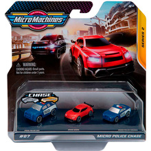Набор машинок MICRO MACHINES Полиция 3 шт (MMW0011)