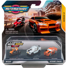 Набір машинок MICRO MACHINES W3 трюковий 3 шт (MMW0192)