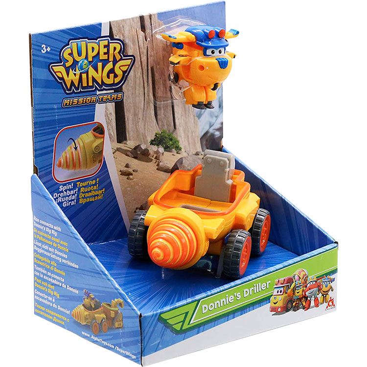 Фото 3 Игровой набор SUPER WINGS Бурильный автомобиль Донни (EU730843)