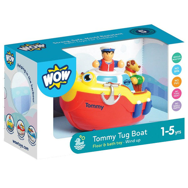 Корабель WOW TOYS Tommy Tug Boat bath toy (04000) Вік від 1 року