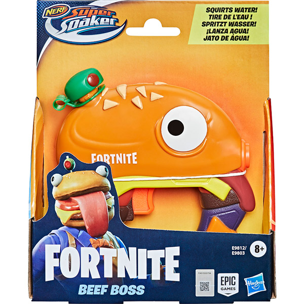 Водный бластер HASBRO NERF Fortnite Micro Super Soaker Beef Boss (E9803/E9812) Возраст от 9 лет 