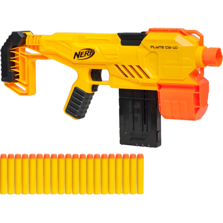 

Бластер HASBRO NERF ALPHA STRIKE FLYTE CS 10 (E8696EU4), NERF бластер ALPHA STRIKE FLYTE CS 10 (E8696EU4)