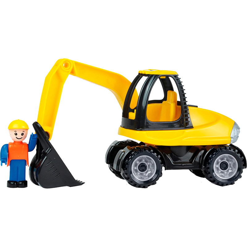 Машинка Lena Trucking gravel Экскаватор (1621) Вид игрушечной машины экскаватор