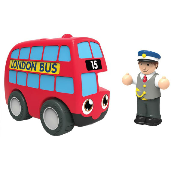 

Автобус WOW TOYS Red Bus Basil (10412), Red Bus Basil