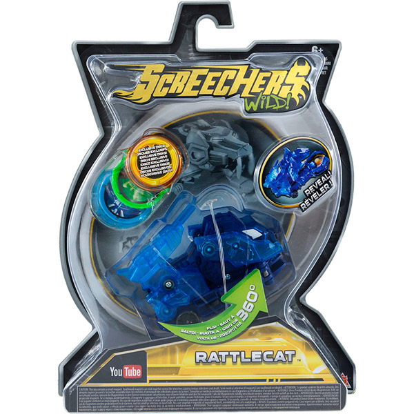 Трансформер SCREECHERS WILD L2 Реттлкет (EU683120) Вік від 6 років