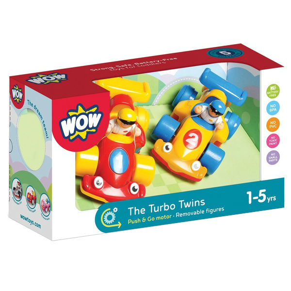 Машинки WOW TOYS The Turbo Twins (06060) Возраст от 1 года