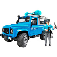 Машинка Bruder Поліцейський позашляховик Land Rover Defender Blue 28 см ()