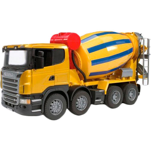 Машинка BRUDER Бетономешалка Scania М1:16 (3554)