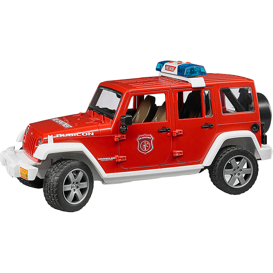 

Машинка BRUDER Пожарный джип Wrangler Unlimited Rubicon (02528), Спецтехніка Wrangler Unlimited Rubicon