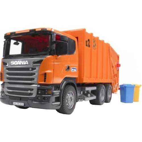 

Машинка BRUDER Мусоровоз Scania М1:16 (3560), Спецтехніка Сміттєвоз Scania М1:16