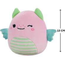 Мягкая игрушка SQUISHMALLOWS Розовый Дино 13 см (SQER01180)