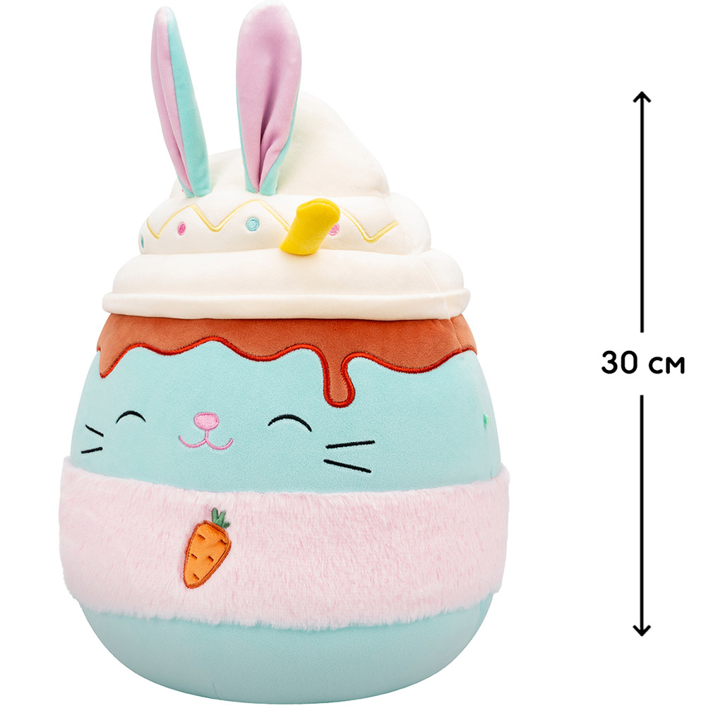 Мягкая игрушка SQUISHMALLOWS Кролик Баттенс 30 см (SQER01262) Тип игрушки животное