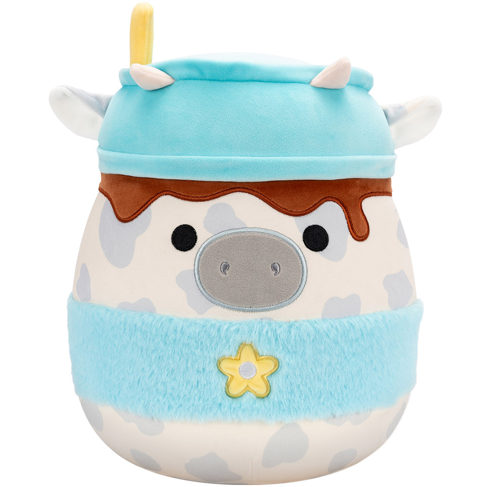 Мягкая игрушка SQUISHMALLOWS Серая Коровка 30 см (SQER01263)