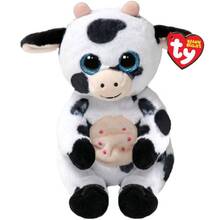 М'яка іграшка TY Beanie bellies Корова COW 25 см (41287)