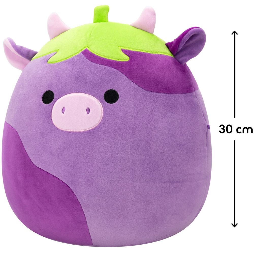Зовнішній вигляд М'яка іграшка Squishmallows Корівка-баклажан Фредерік (SQCR07969)