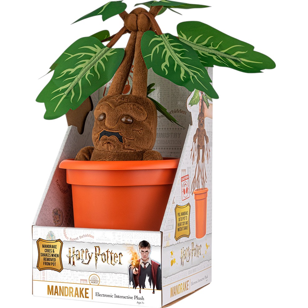 Зовнішній вигляд Іграшка плюшева інтерактивна NOBLE COLLECTION Harry Potter Mandrake 30см (NN8603)