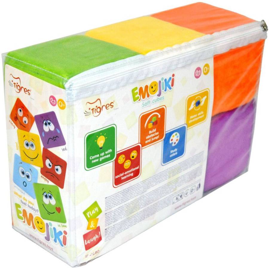 М'яка іграшка TIGRES Емоджики 6 шт (ІГ-0180) Вік від народження