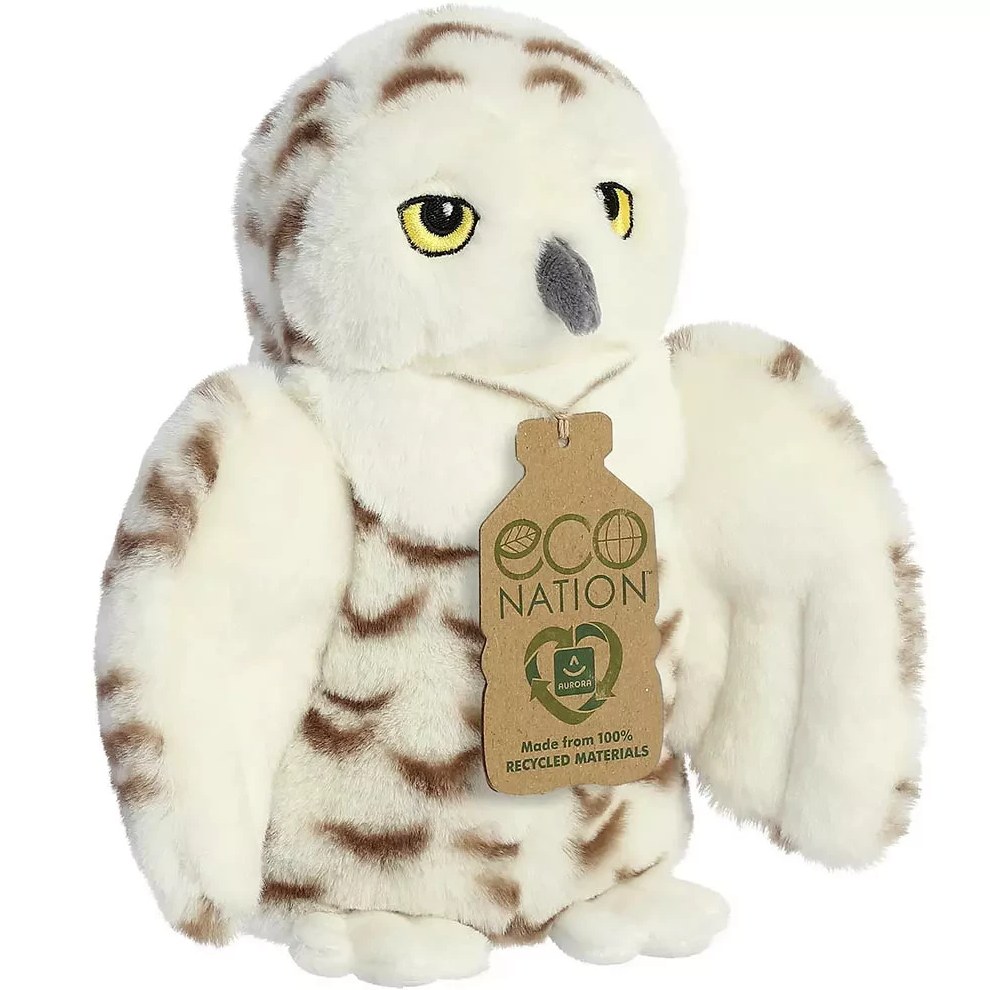 Мягкая игрушка AURORA ECO Снежная сова 20 см (200116A) Тип игрушки животное