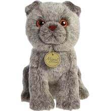 Мягкая игрушка AURORA Кішка шотландська вислоуха Сіра 20 см (210026A)