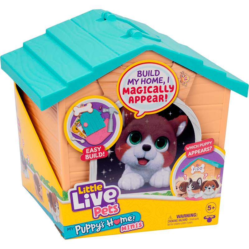 Мягкая игрушка MOOSE Little Live Pets Дом с сюрпризом мини Orange (26616)