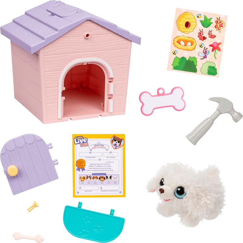 Мягкая игрушка MOOSE Little Live Pets Дом с сюрпризом мини Pink (26617) Тип игрушки животное