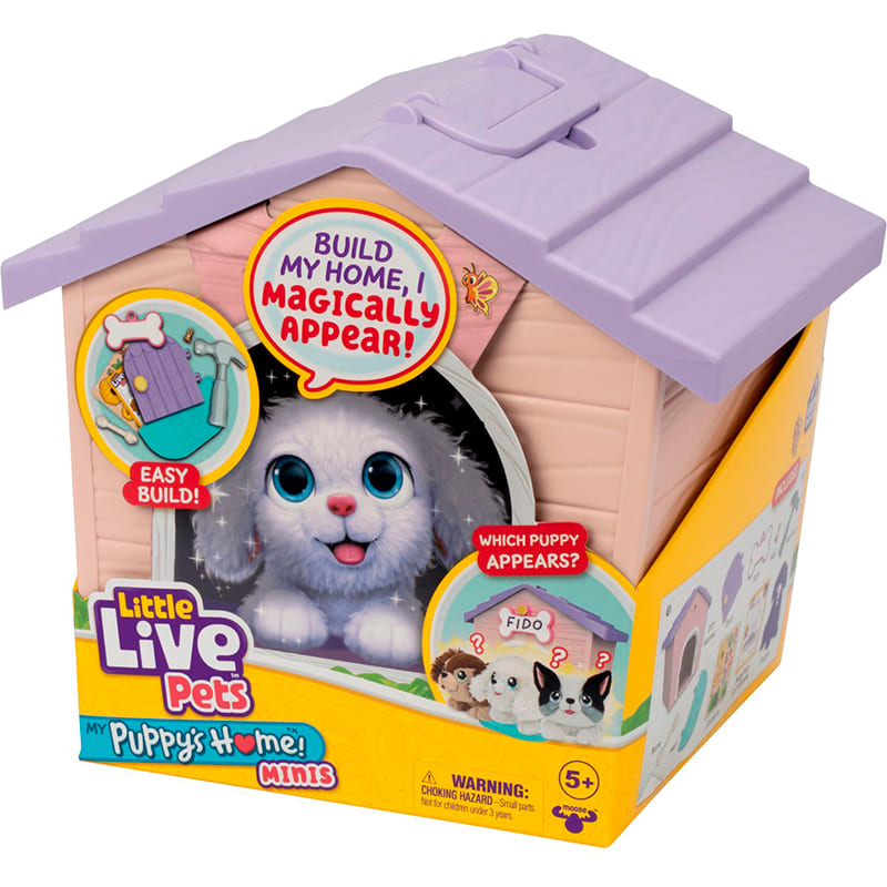 Фото Мягкая игрушка MOOSE Little Live Pets Дом с сюрпризом мини Pink (26617)