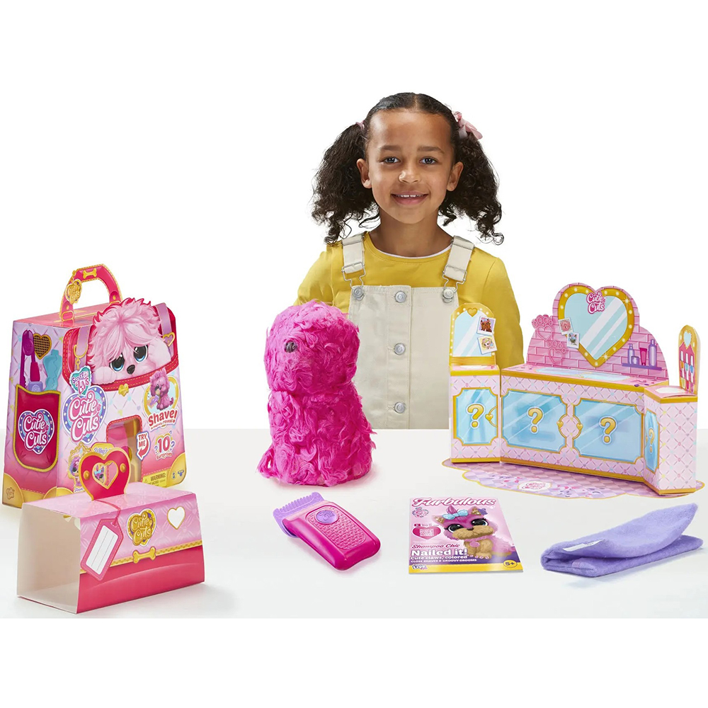 Фото М'яка іграшка MOOSE Няшка-Втраташка Грумінг салон рожева (30146)