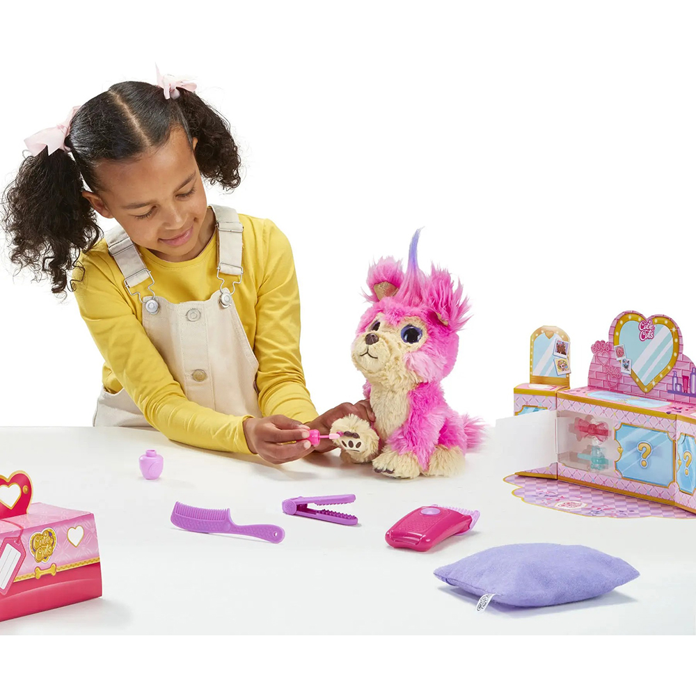 Зовнішній вигляд М'яка іграшка MOOSE Няшка-Втраташка Грумінг салон рожева (30146)