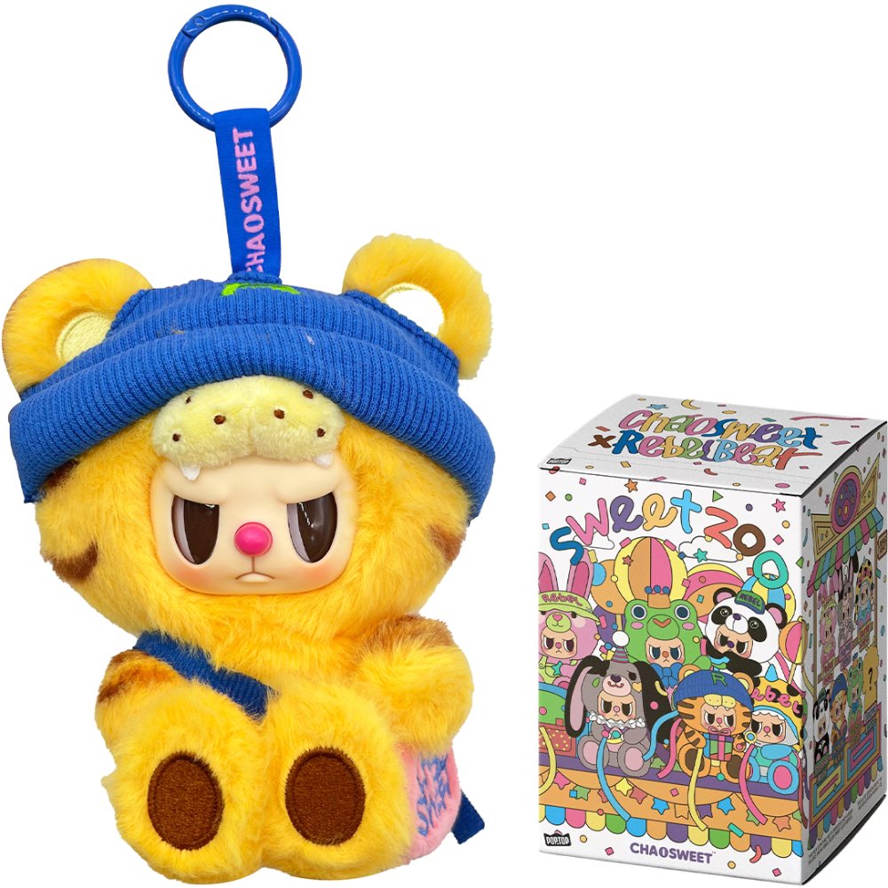 CHAOSWEET REBEL BEAR SWEET ZOO シリーズぬいぐるみ Chao Sweet Rebel Bear Sweet Zoo Series Blind Box Articulation