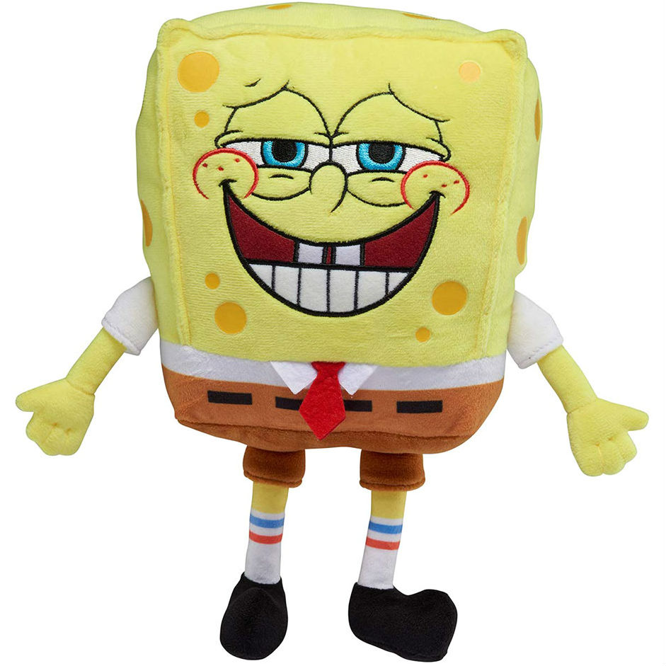 М'яка іграшка SPONGE BOB Exsqueeze Me Plush SpongeBob Fart зі звуком (EU690902)