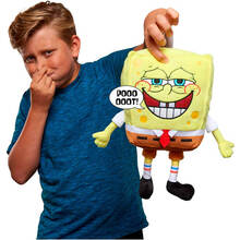 М'яка іграшка SPONGE BOB Exsqueeze Me Plush SpongeBob Fart зі звуком (EU690902)