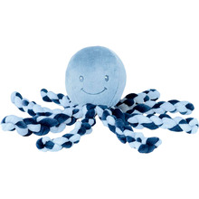 М'яка іграшка Nattou Lapiduo Octopus Blue 23 см (878722)