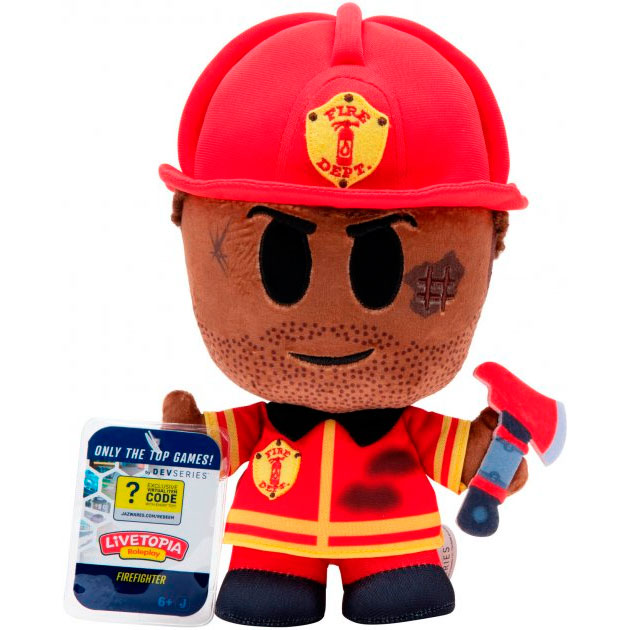 М'яка іграшка DevSeries Collector Plush S1 Livetopia: Firefighter (CRS0014)