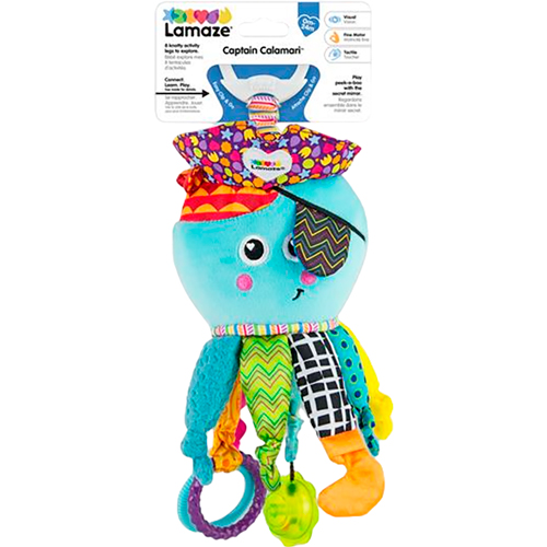 Мягкая игрушка Lamaze Кальмар (L27068) Возраст с рождения